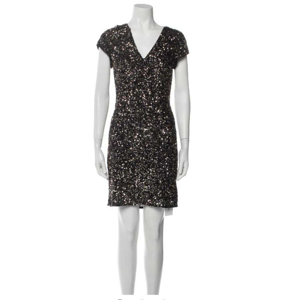 Parker Black Sequin Dress